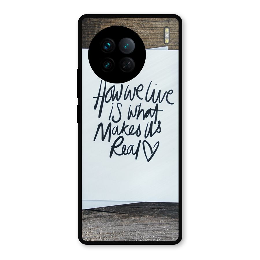 How We Live Metal Back Case for Vivo X90