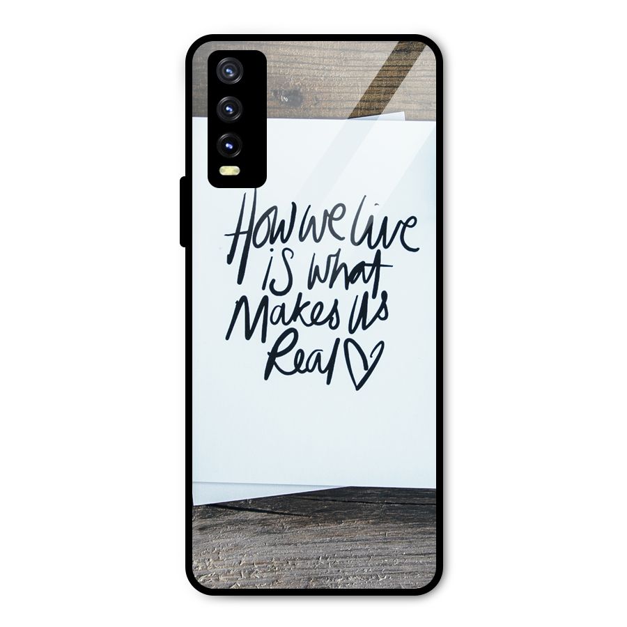 How We Live Metal Back Case for Vivo Y20