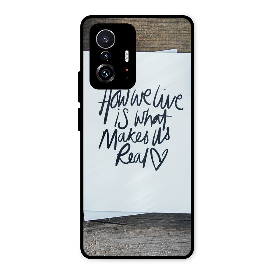 How We Live Metal Back Case for Xiaomi 11T Pro