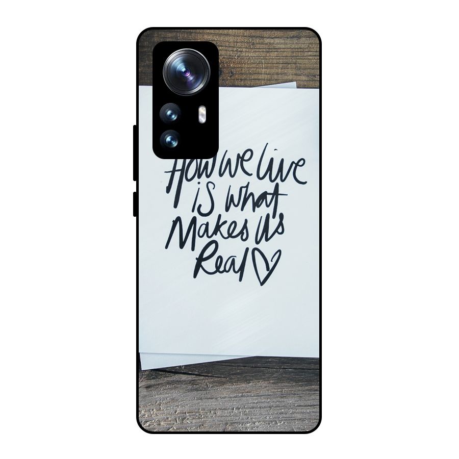 How We Live Metal Back Case for Xiaomi 12 Pro