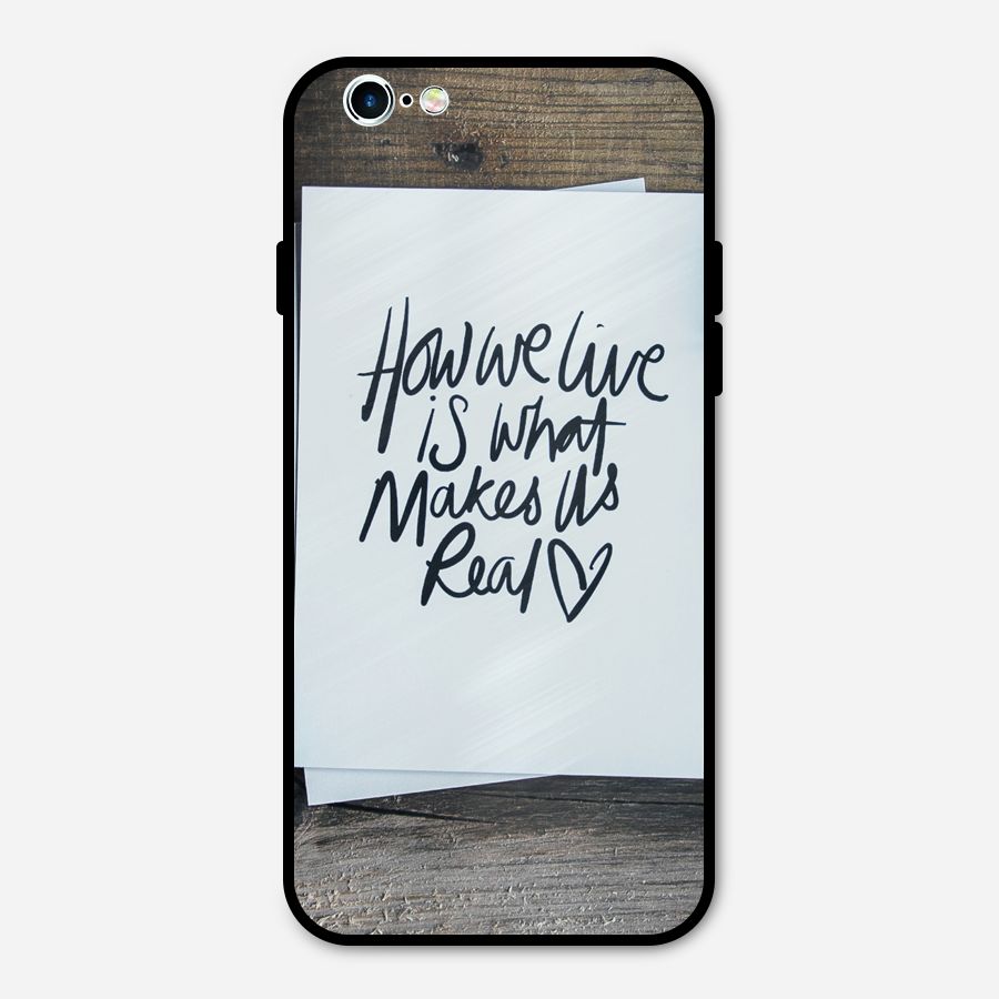 How We Live Metal Back Case for iPhone 6 6s