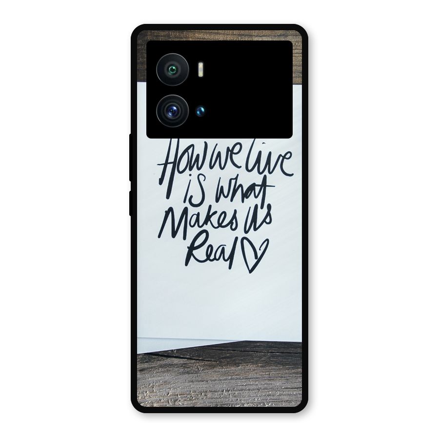 How We Live Metal Back Case for iQOO 9 Pro