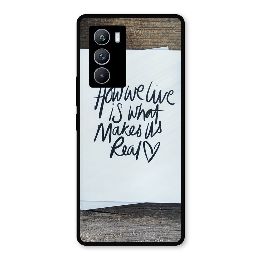 How We Live Metal Back Case for iQOO 9 SE