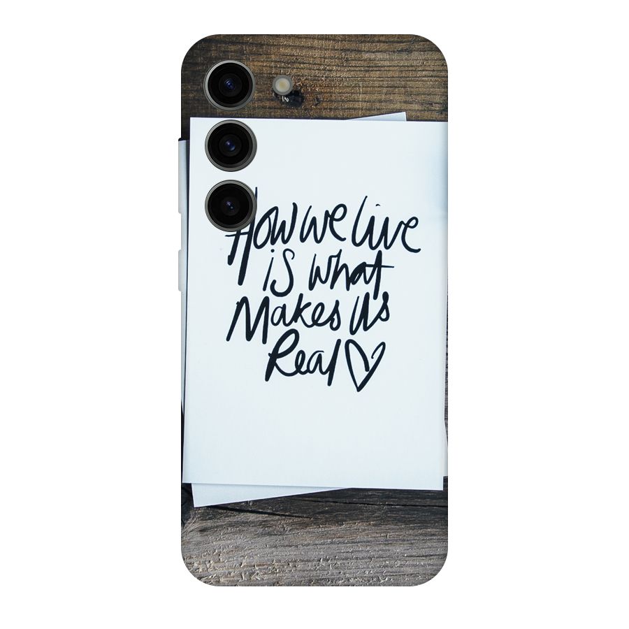 How We Live Original Polycarbonate Back Case for Galaxy S23