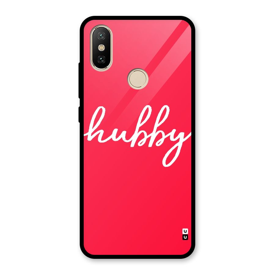 Hubby Glass Back Case for Redmi A2