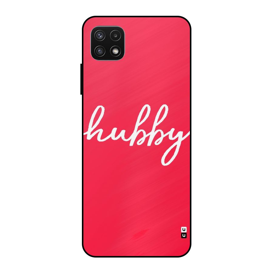 Hubby Metal Back Case for Galaxy A22 5G