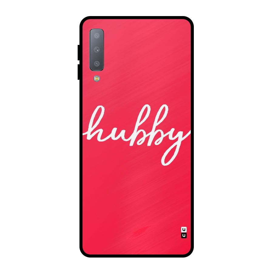 Hubby Metal Back Case for Galaxy A7 (2018)