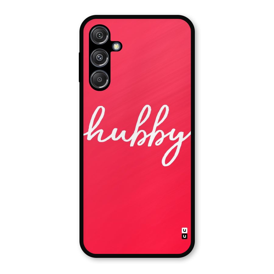 Hubby Metal Back Case for Galaxy M34 5G