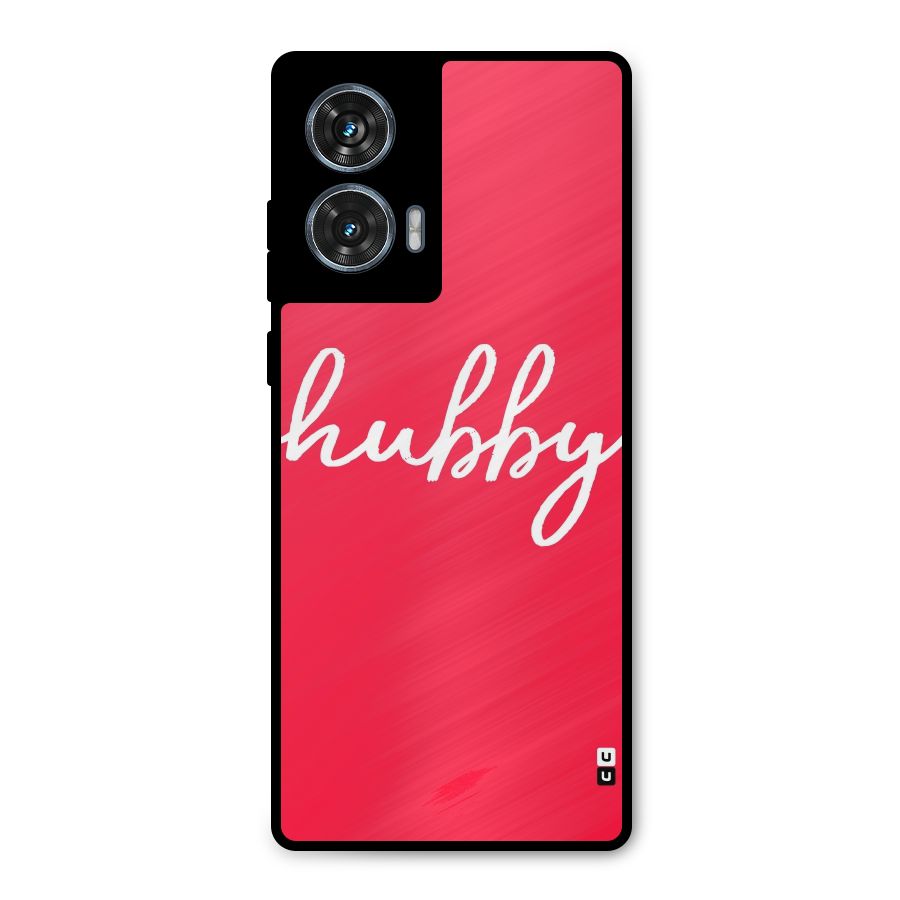 Hubby Metal Back Case for Motorola Edge 50 Fusion
