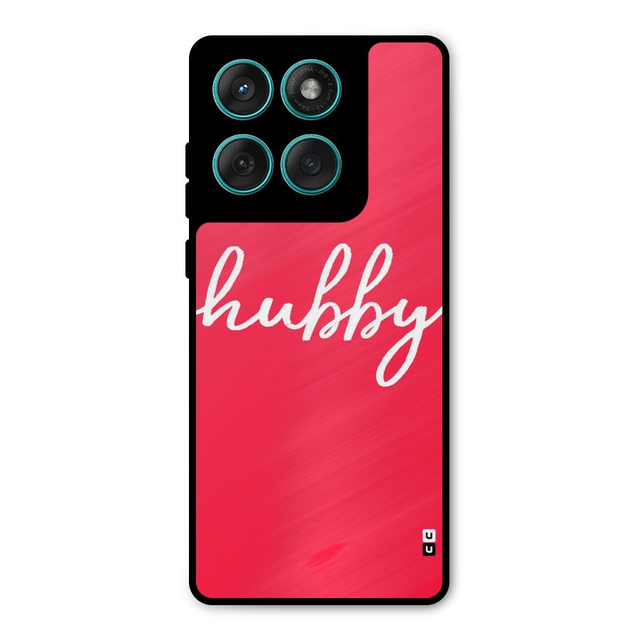 Hubby Metal Back Case for Motorola Edge 60