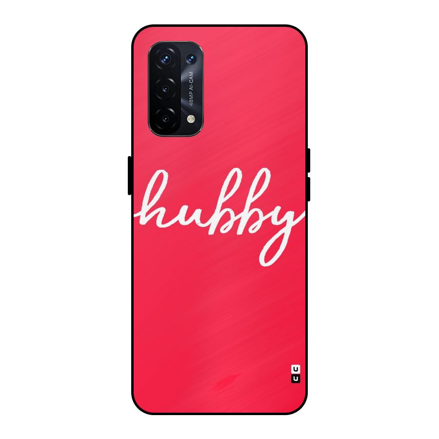Hubby Metal Back Case for Oppo A74 5G