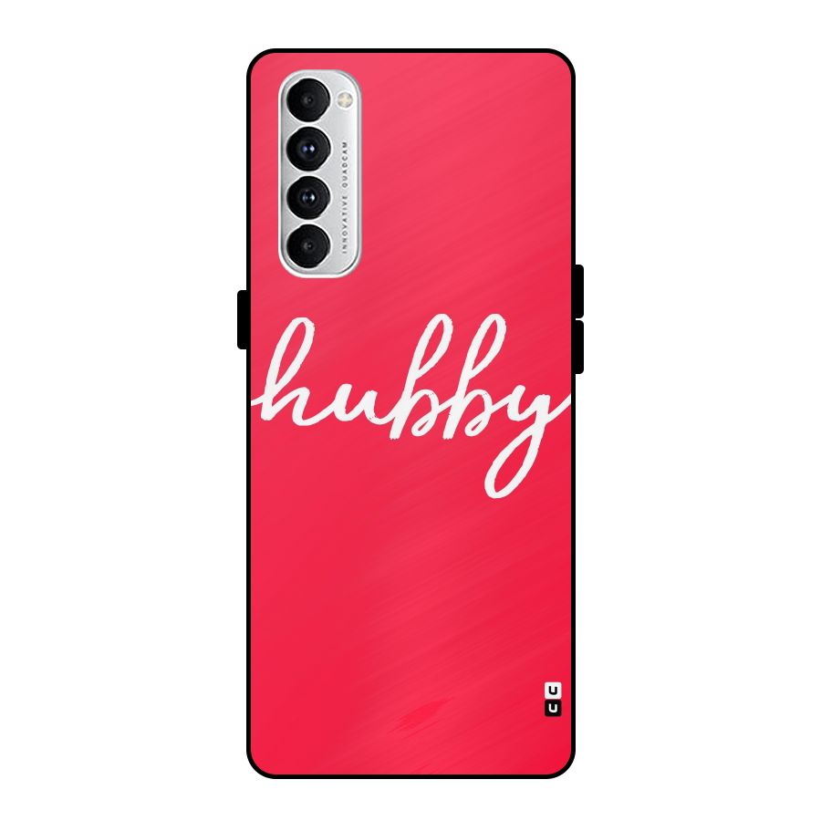 Hubby Metal Back Case for Oppo Reno4 Pro