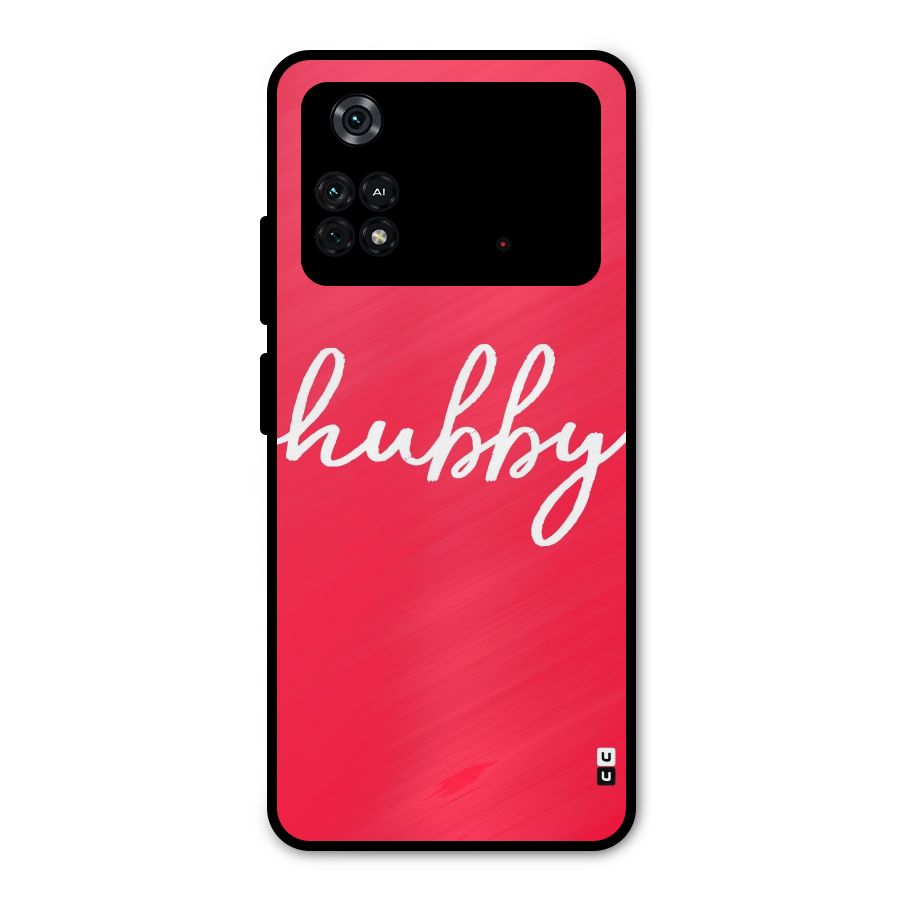 Hubby Metal Back Case for Poco M4 Pro 4G