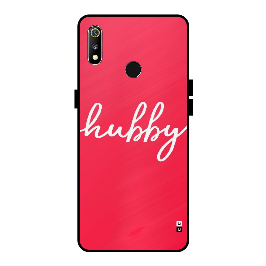 Hubby Metal Back Case for Realme 3i