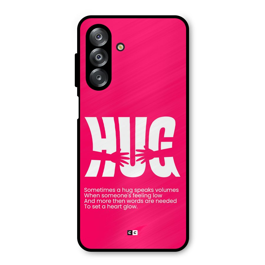 Hug Speaks Metal Back Case for Galaxy A26
