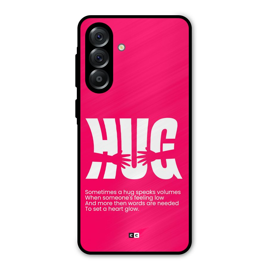 Hug Speaks Metal Back Case for Galaxy A56