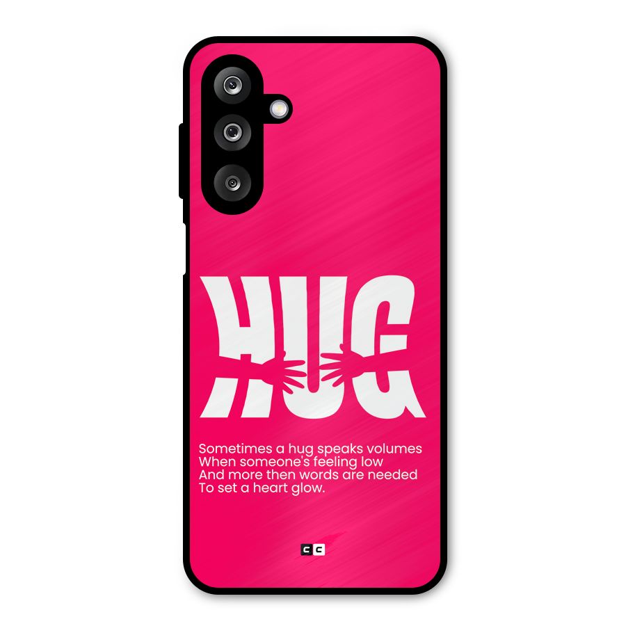 Hug Speaks Metal Back Case for Galaxy M36
