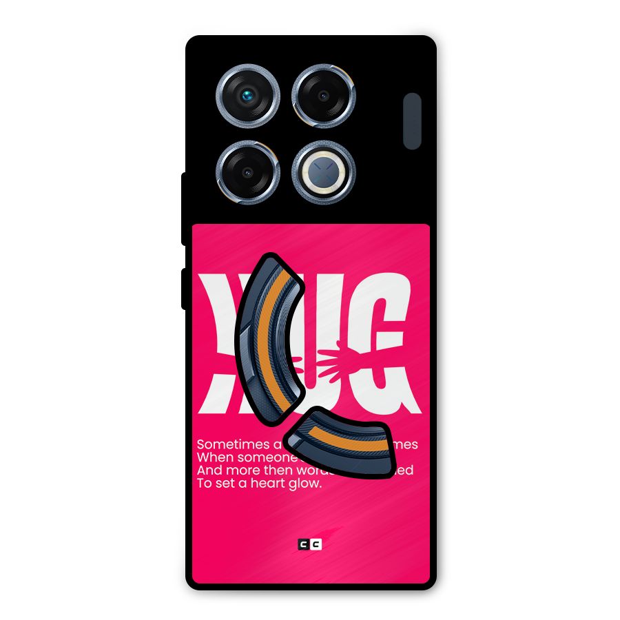 Hug Speaks Metal Back Case for Infinix GT 20 Pro