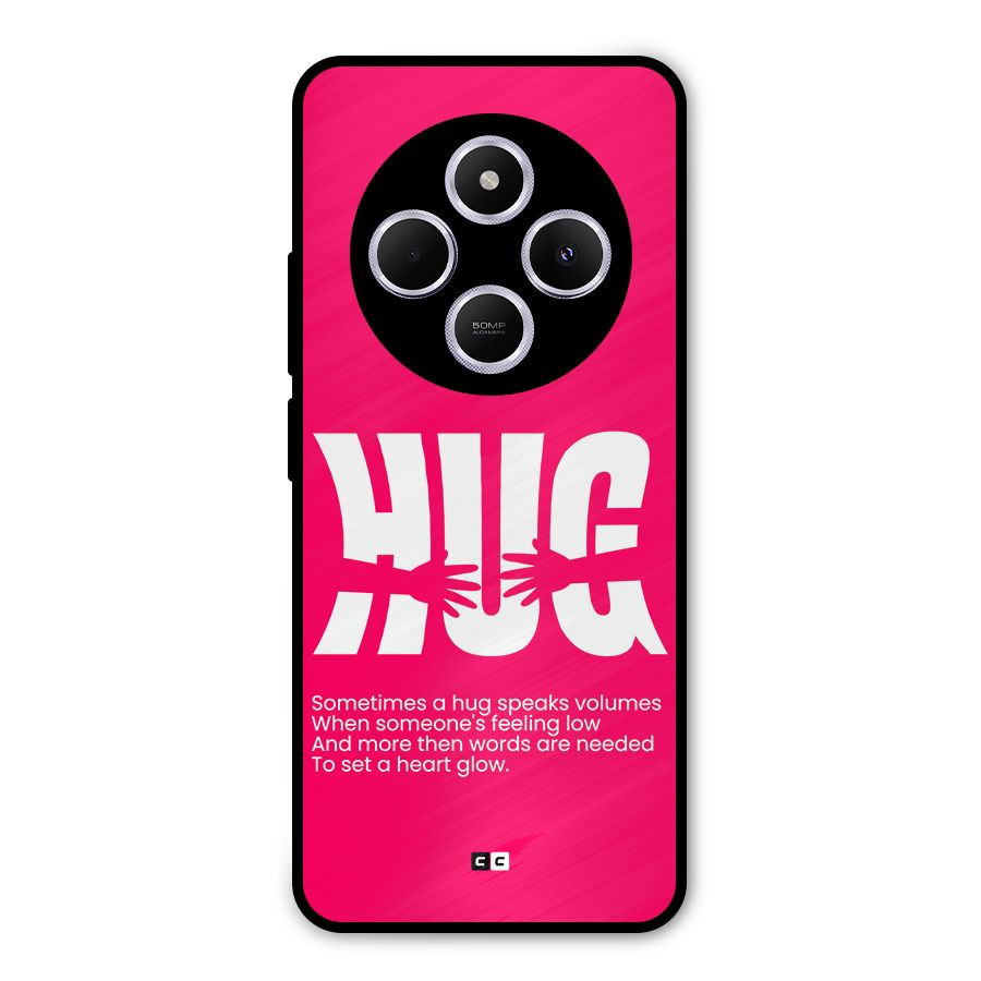 Hug Speaks Metal Back Case for Poco M7