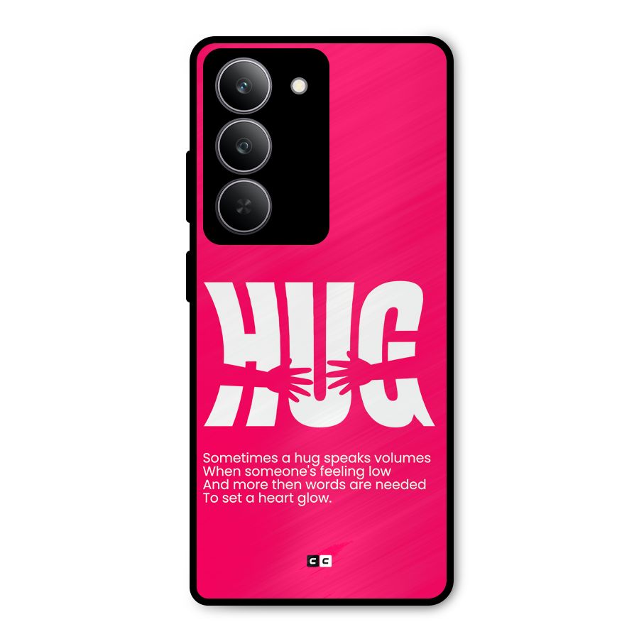 Hug Speaks Metal Back Case for Realme 14x