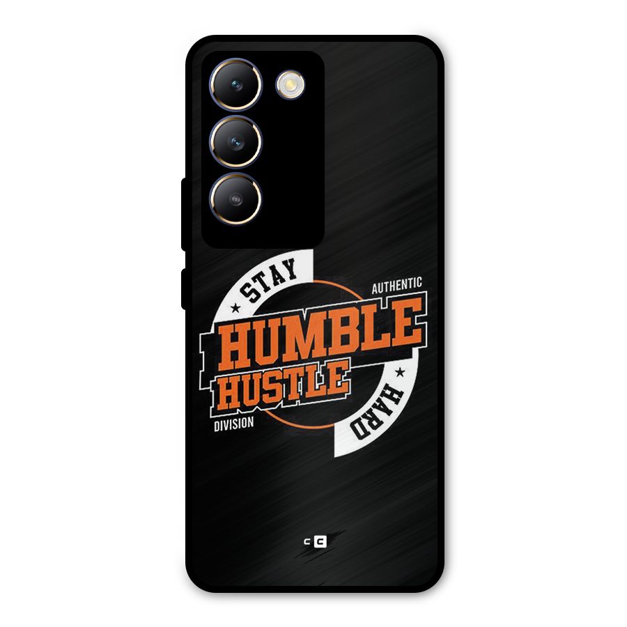 Humble Hustle Metal Back Case for Vivo T3 5G