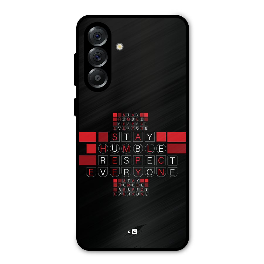 Humble Respect Metal Back Case for Galaxy A56