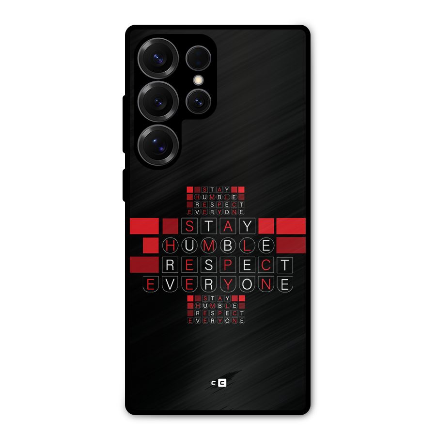 Humble Respect Metal Back Case for Galaxy S25 Ultra
