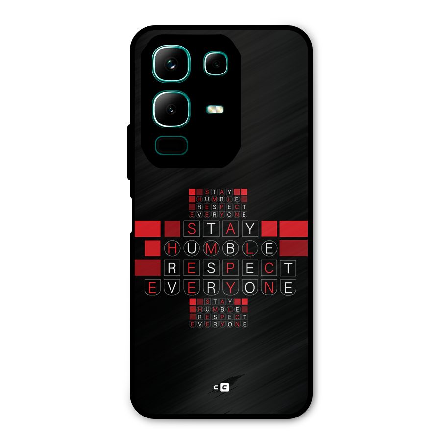 Humble Respect Metal Back Case for Infinix Note 50x
