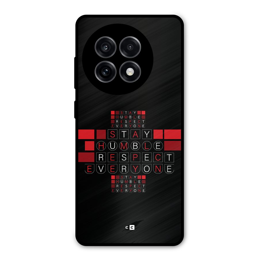 Humble Respect Metal Back Case for OnePlus 13R