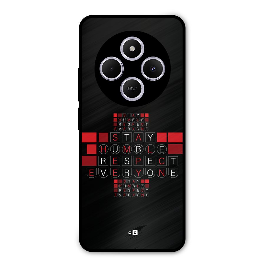 Humble Respect Metal Back Case for Poco C75 5G