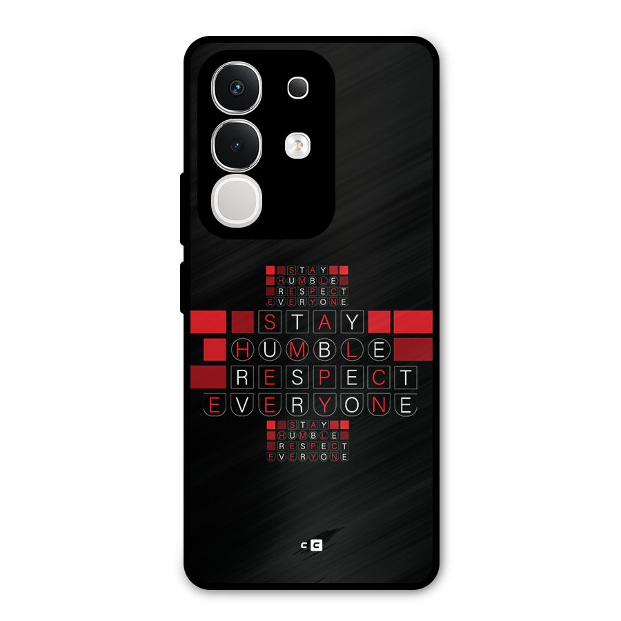 Humble Respect Metal Back Case for Vivo T4x