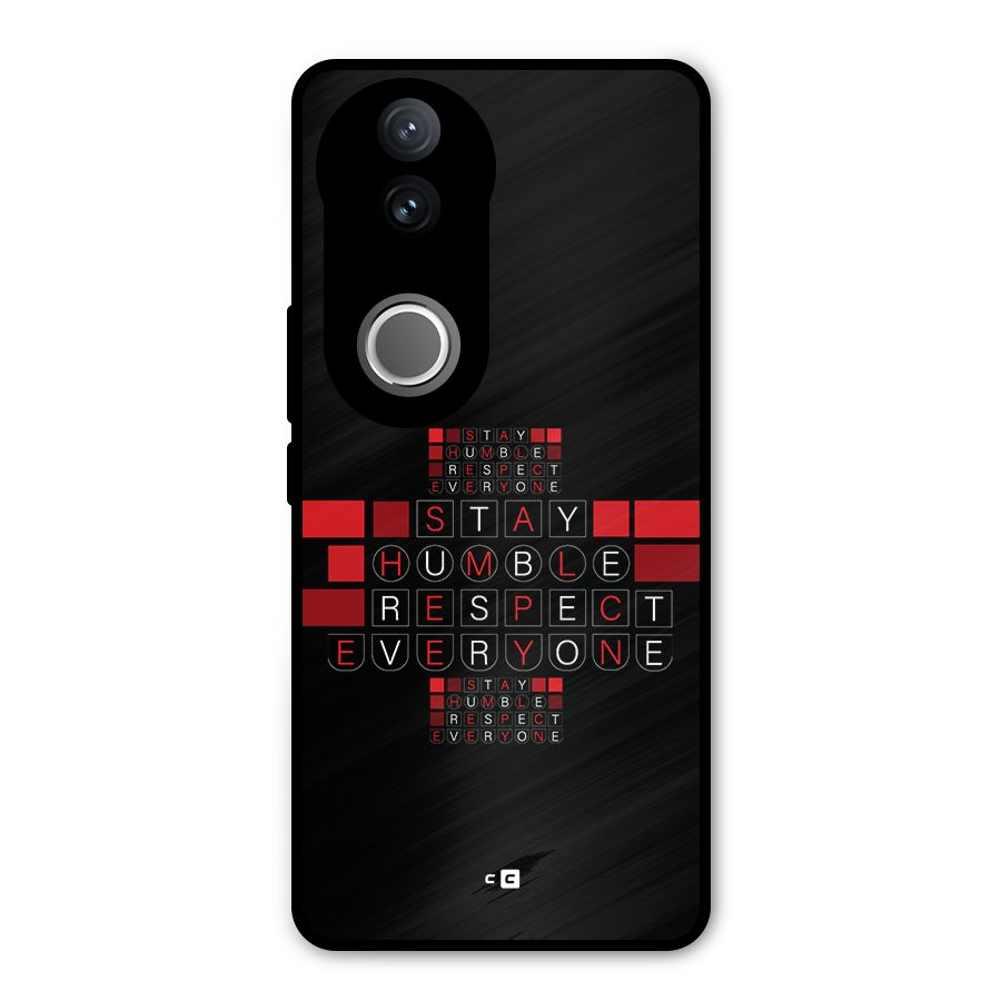 Humble Respect Metal Back Case for iQOO Z10R