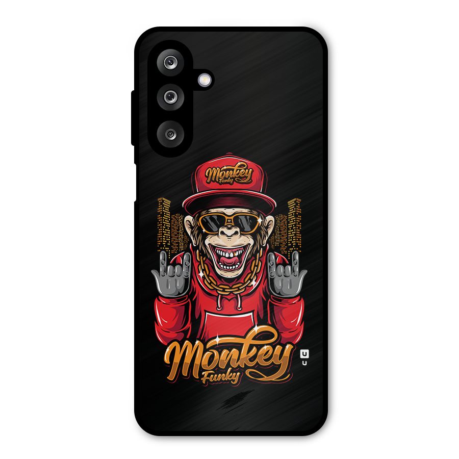 Hunky Funky Monkey Metal Back Case for Galaxy M36