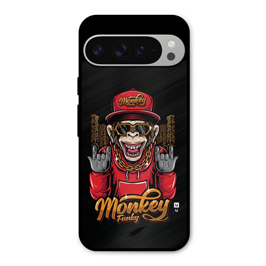 Hunky Funky Monkey Metal Back Case for Google Pixel 9 Pro XL