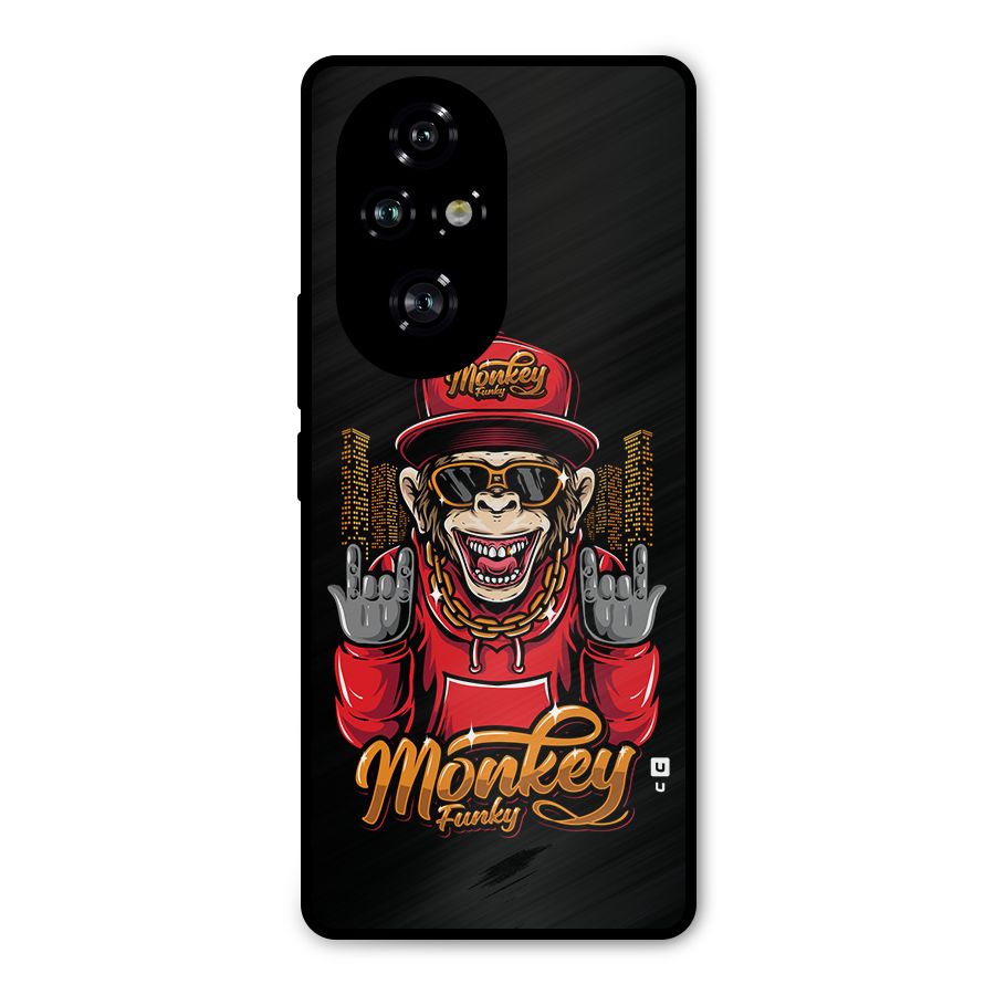 Hunky Funky Monkey Metal Back Case for Honor 200 Pro