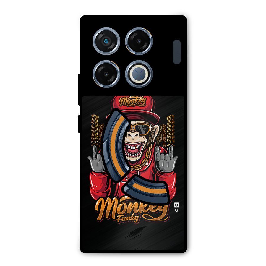 Hunky Funky Monkey Metal Back Case for Infinix GT 20 Pro