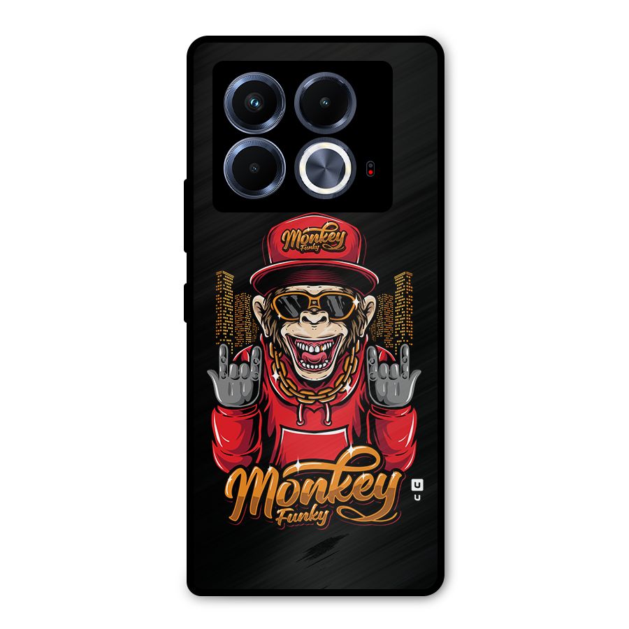 Hunky Funky Monkey Metal Back Case for Infinix Note 40 5G
