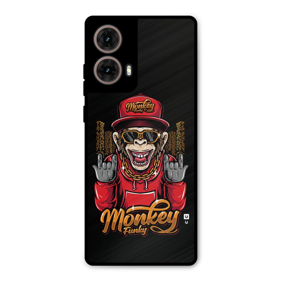 Hunky Funky Monkey Metal Back Case for Moto G85