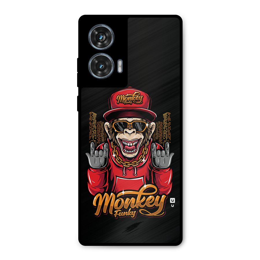 Hunky Funky Monkey Metal Back Case for Motorola Edge 50 Fusion