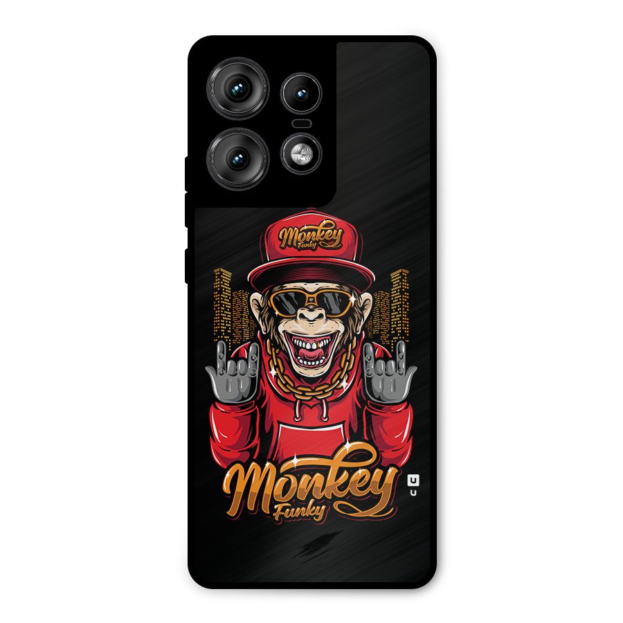 Hunky Funky Monkey Metal Back Case for Motorola Edge 50 Pro