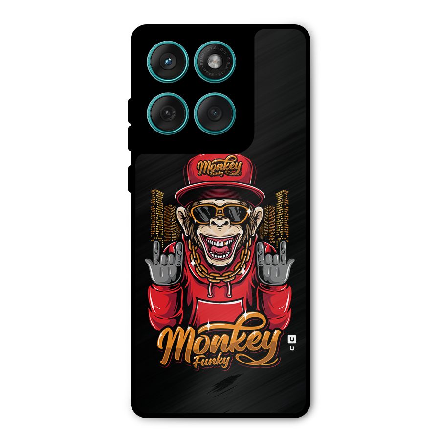 Hunky Funky Monkey Metal Back Case for Motorola Edge 60