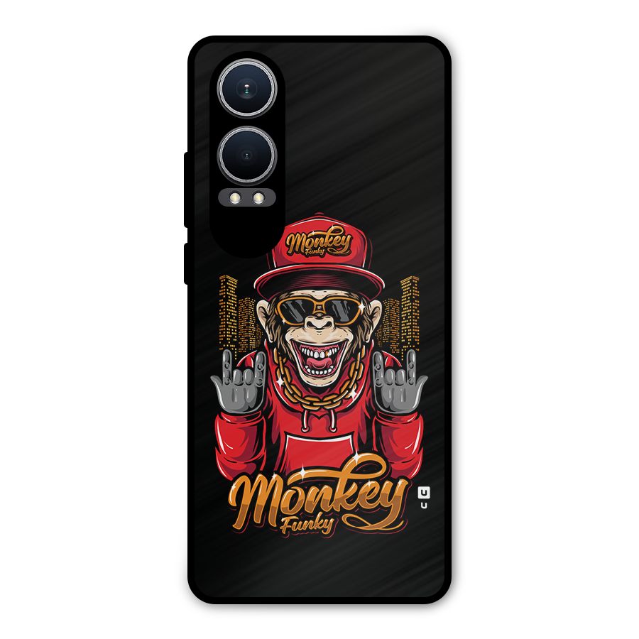 Hunky Funky Monkey Metal Back Case for OnePlus Nord CE4 Lite