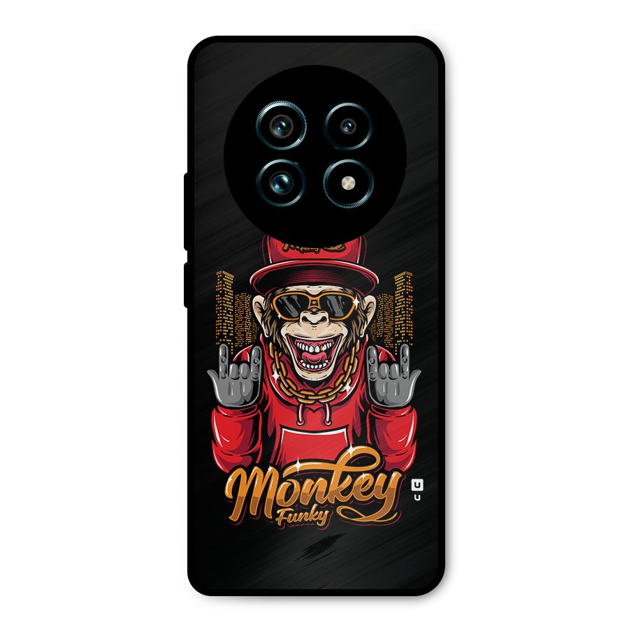 Hunky Funky Monkey Metal Back Case for Realme 13 Pro Plus