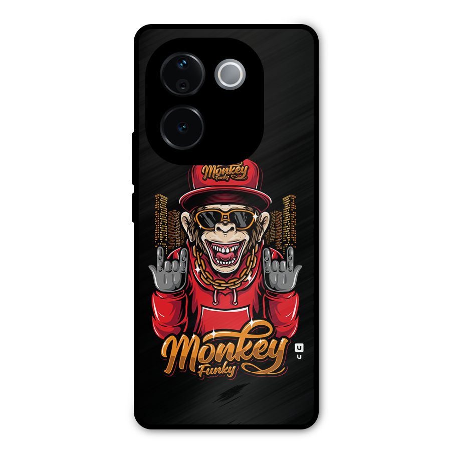 Hunky Funky Monkey Metal Back Case for Vivo T3 Pro