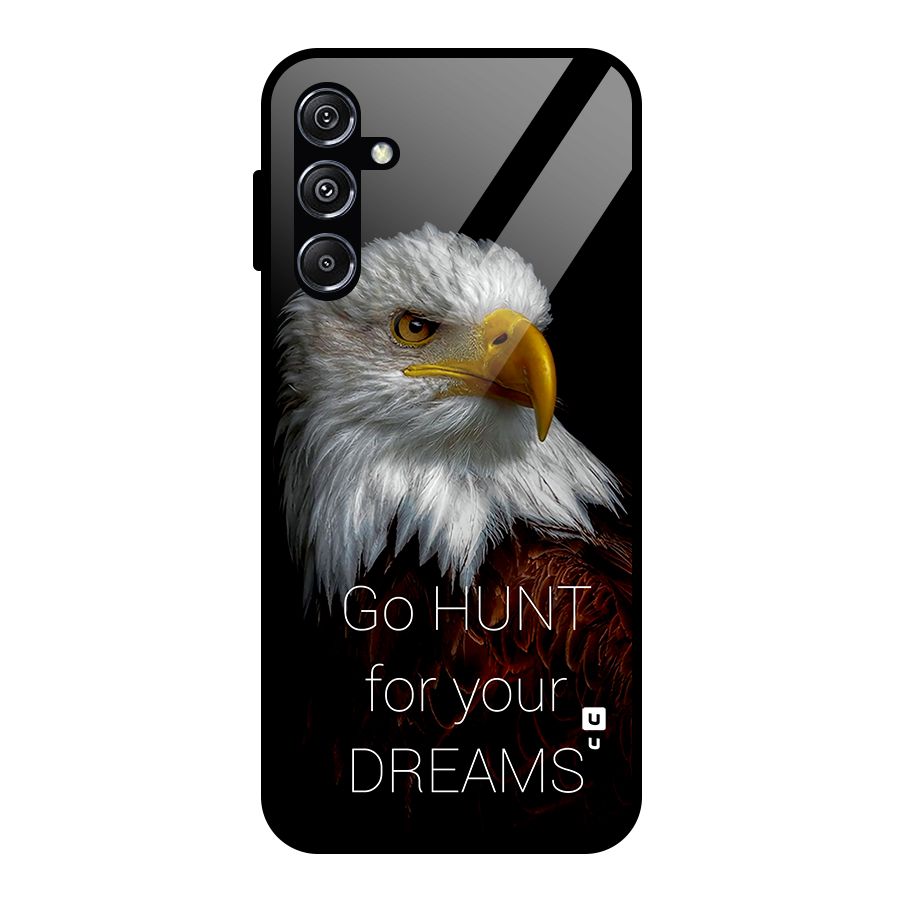 Hunt Your Dream Glass Back Case for Galaxy M34 5G