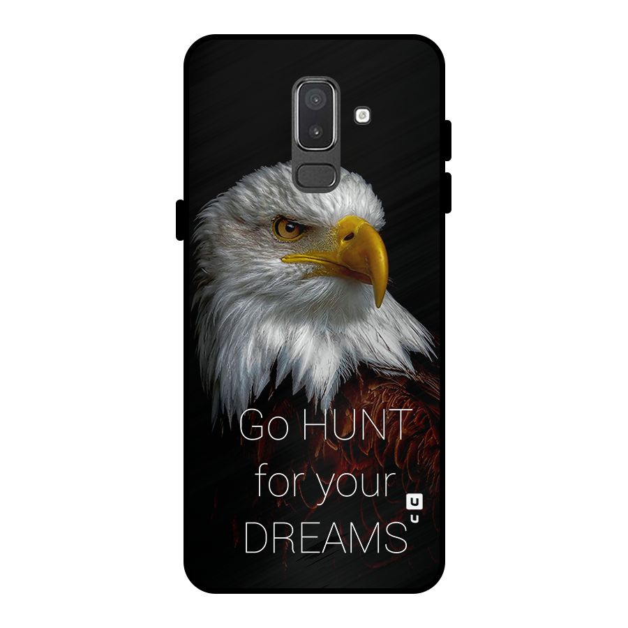 Hunt Your Dream Metal Back Case for Galaxy On8 (2018)