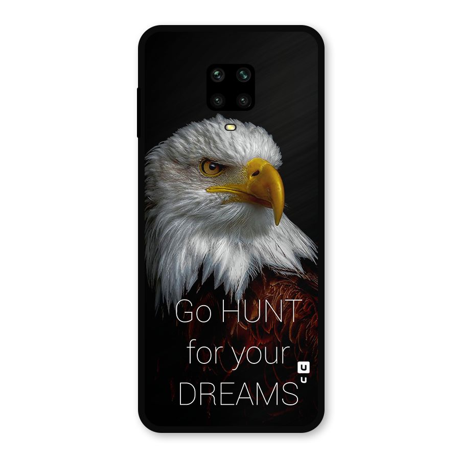 Hunt Your Dream Metal Back Case for Poco M2
