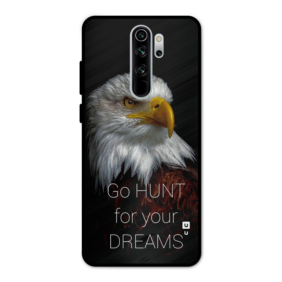 Hunt Your Dream Metal Back Case for Redmi Note 8 Pro