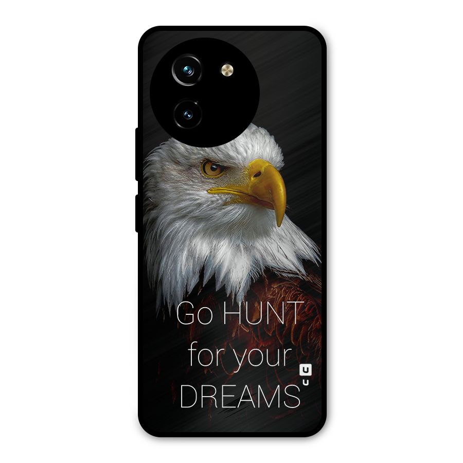 Hunt Your Dream Metal Back Case for Vivo T3x