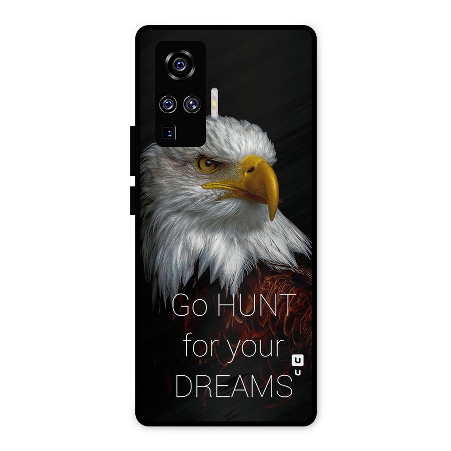 Hunt Your Dream Metal Back Case for Vivo X50 Pro